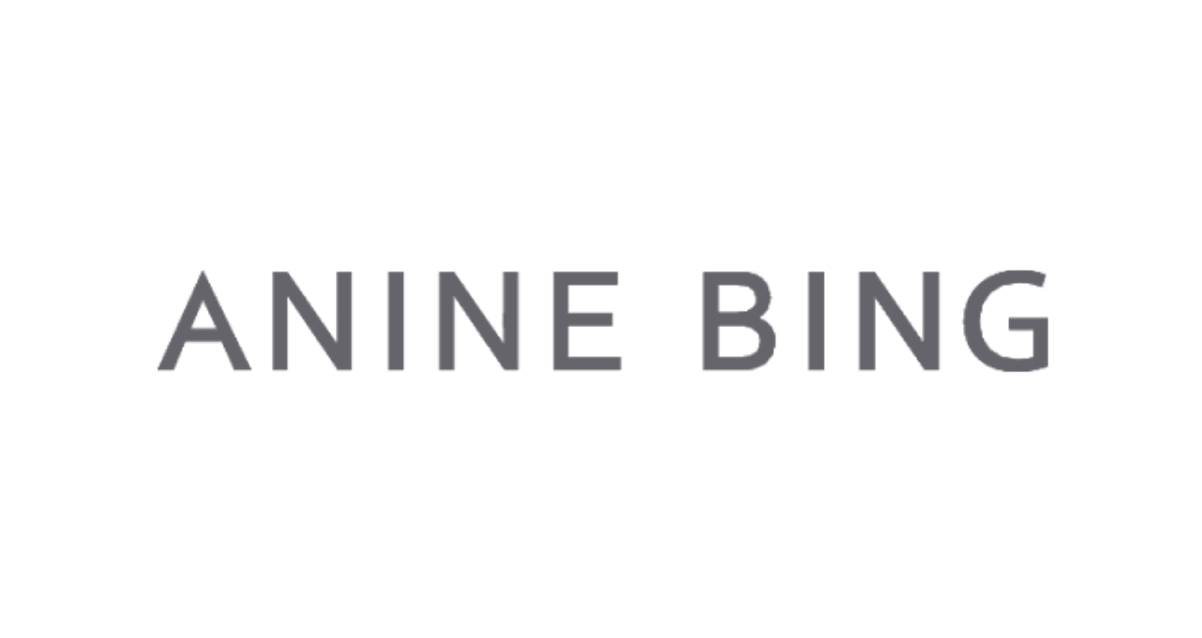 ANINE BING's logo.