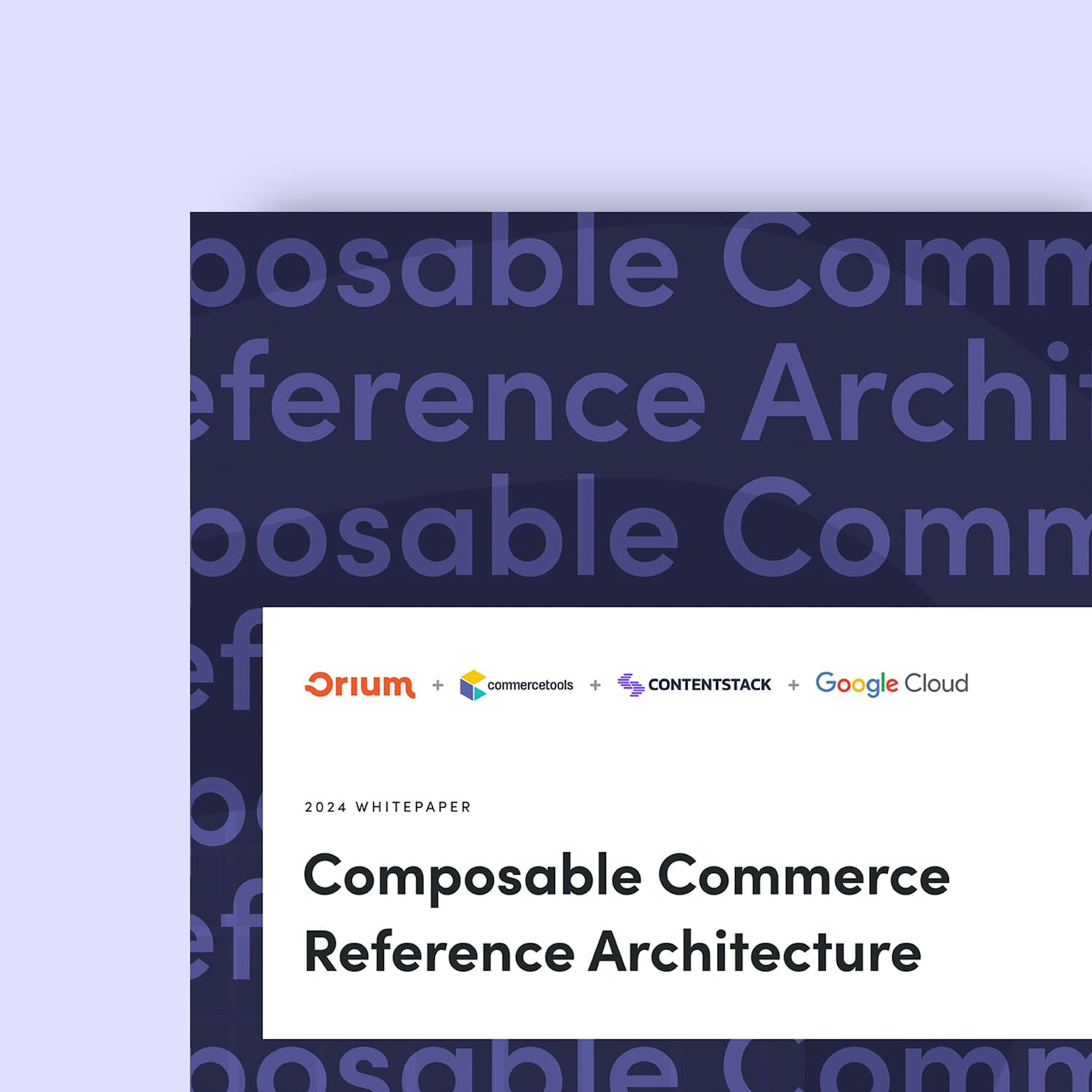 Whitepaper: Composable Commerce Reference Architecture - Cover Image