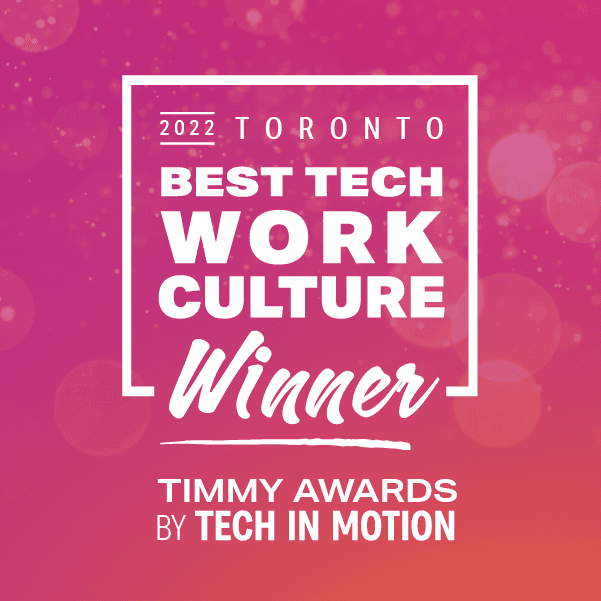 Timmy Award "Best Tech Culture" logo.