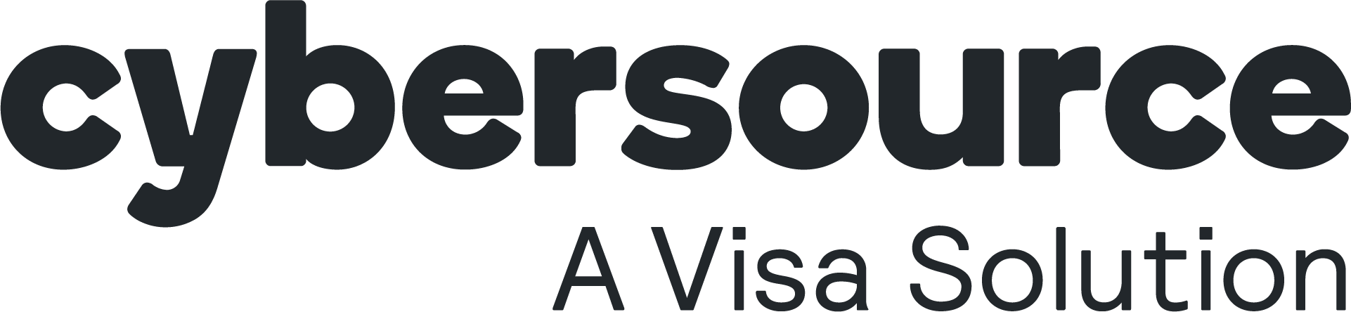 Cybersource logo.