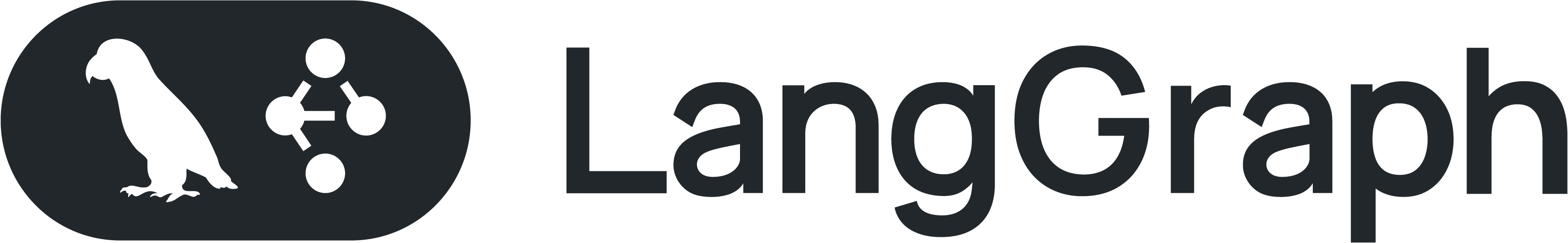 LangGraph logo.