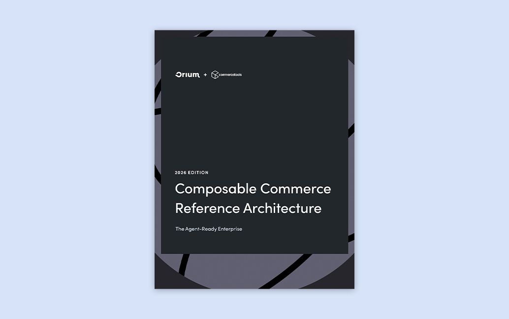 The cover image for the Composable Commerce Reference Architecture Report: 2026
