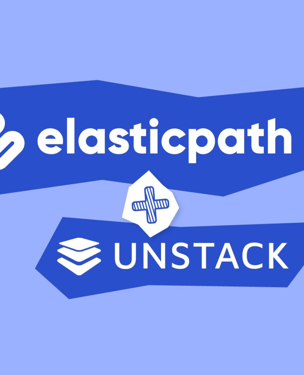 Elastic Path and Unstack logos.