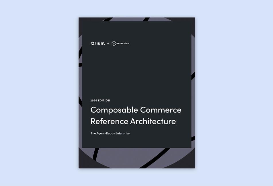 The cover image for the Composable Commerce Reference Architecture Report: 2026