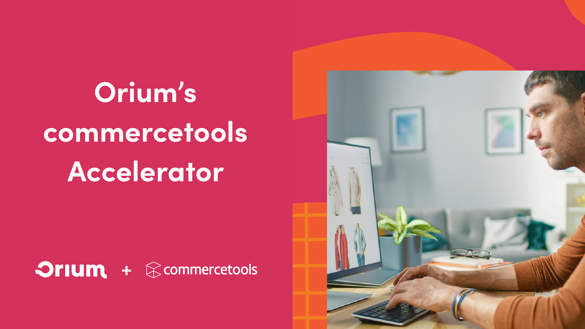 Commercetools Accelerator: Hero Video Image Cover description.